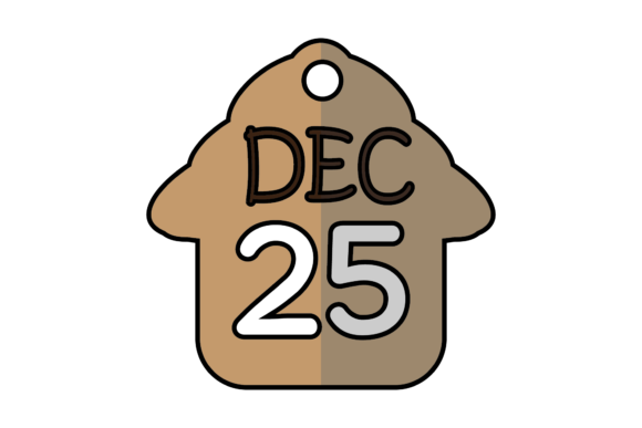 Christmas Calendar Decorative Hanger Graphics Freebies