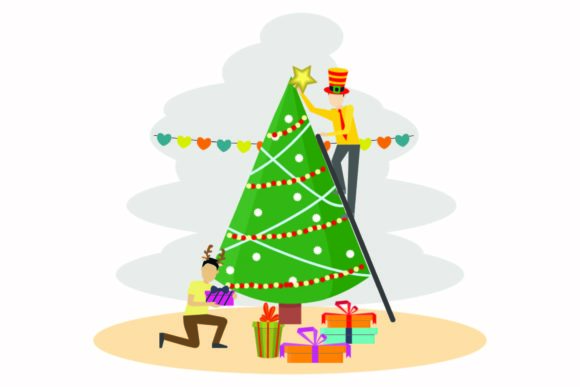 Christmas Decorative Celebrations Vector Graphics