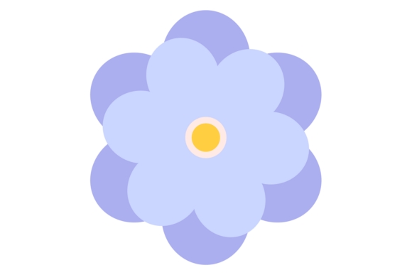 Cute Flower Icon for Summer Branding