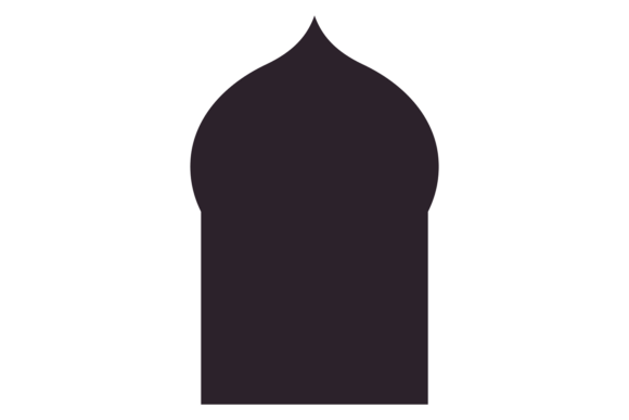 Decorative Arch Shape in Arabian Archite