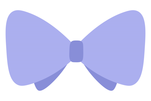 Decorative Bow Graphic for Crafting and Handmade Design