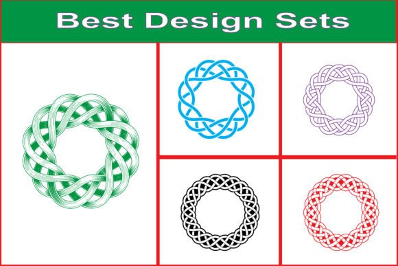 Decorative Celtic Weave Circle Art Pack: Graphics Freebies That Elevate Editorial Design