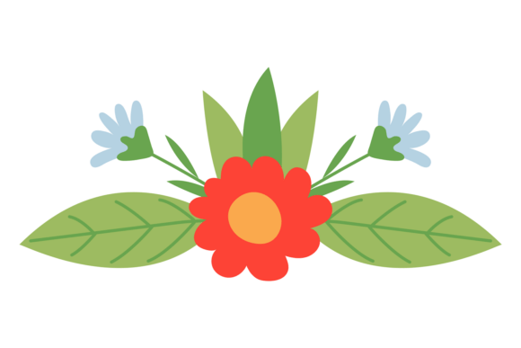 Floral Decorative Element: Flower Botany Graphics & Illustrations