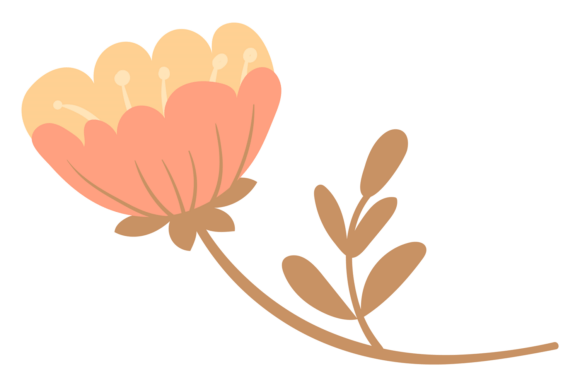 Flower Element Graphics for Crafting