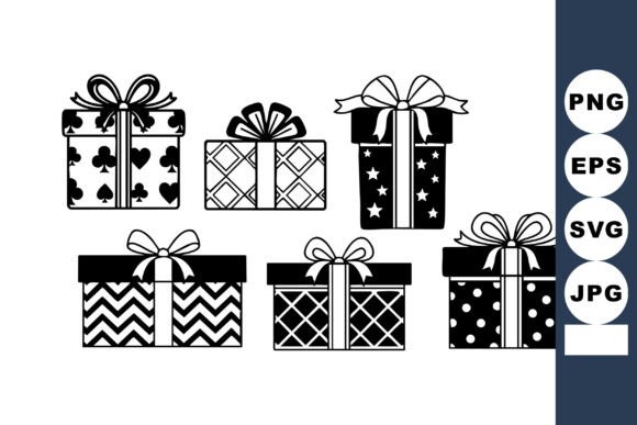 Gift Boxes with Decorative Ribbons and P