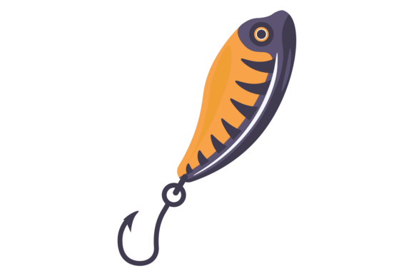 Lure Icon Graphics: Fishing Illustrations for Crafters