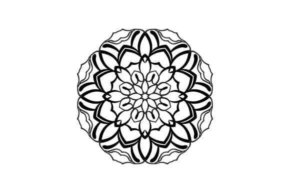 Mandala Decorative Style Flower Graphics
