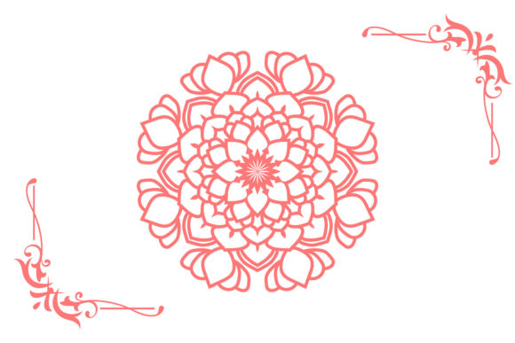 Mandala Decorative Vector Graphics for Modern Editorial Design
