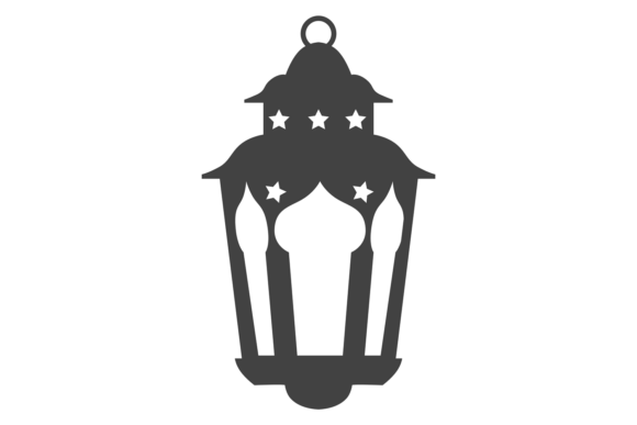 Night Lantern in Decorative Eastern Black