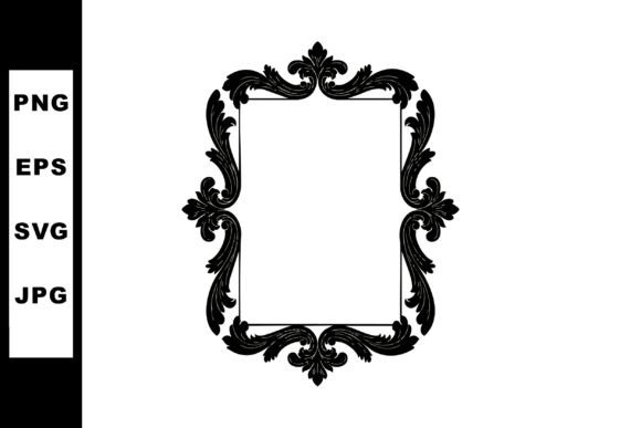 Ornate Vintage Black Decorative Frame Ve Graphics